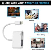 Trands Lightning To HDMI Adapter 20cm White