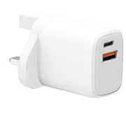 Trands Dual Port Wall Charger White