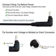 Trands Universal 12 Pin Laptop Charger Black