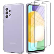Glassology Case with Screen Protector Clear Galaxy A52