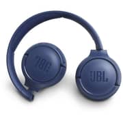JBL Tune 500 Wired Pure Bass On Ear Headphones - Blue