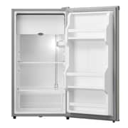 evvoli 90 Liters Mini Fridge Single Door / Mechanical Control / Recessed Handle / Adjustable Legs / Defrost Type - EVRFM-90LS