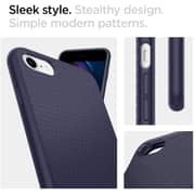 Spigen Liquid Air designed for iPhone SE 3 case cover (2022)/iPhone SE case (2020)/iPhone 8 case/iPhone 7 case - Midnight Blue
