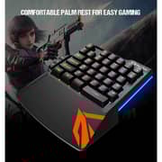 Meetion One-Hand Gaming Keyboard Black