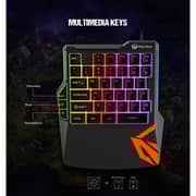Meetion One-Hand Gaming Keyboard Black