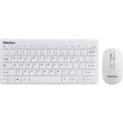 Meetion Wireless Keyboard and Mouse Combo White