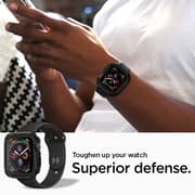 Spigen Tough Armor Designed For Apple Watch Case For 44mm Series 6/se/5/4 - Black