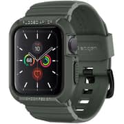 Spigen Rugged Armor PRO designed for Apple Watch Band with Case for Series 8/7 (41mm) and Series SE2/6/SE/5/4 (40mm) - Military Green