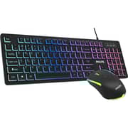 Philips G294 Black Spt8294 Gaming Keyboard And Mouse Combo