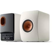 Kef LS50 Wireless II - Active Wireless Stereo Speaker System (Mineral White) | Hdmi | Airplay 2 | Bluetooth | Spotify