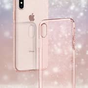 Spigen Liquid Crystal Glitter Designed For Iphone Xs Max Case/cover - Rose Quartz