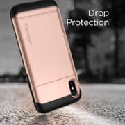 Spigen Slim Armor Cs Card Slot Wallet Designed For Iphone Xs Max Cover/case - Blush Gold