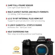 Panasonic Lumix DC-S1H Mirrorless Digital Camera (Body Only)