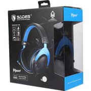 Sades SA-723 Mpower Wired On Ear Gaming Headset Black/Blue