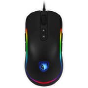 Sades Revolver RGB Gaming Mouse 1.8m Black