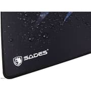 Sades Hailstorm Gaming Mouse Pad Large Black