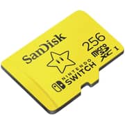 SanDisk UHS-I Nintendo Switch Micro SDXC Card 256GB Yellow SDSQXAO-256G-GN3ZN