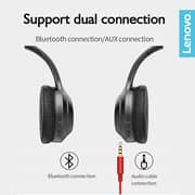 Lenovo HD100 Wireless On-Ear Headset Black