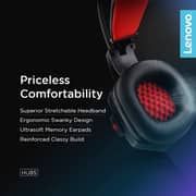 Lenovo HU85 Wired On-Ear Gaming Headset Black