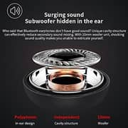 Lenovo HX106 Wireless In-Ear Bluetooth Headset Black