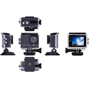 Gosmart Icon 9 Dual 4k Sports Action Camera, 1080p Ultra Hd Waterproof Action Camera With 2-inch Lcd Screen 20mp, Dual Camera With Flashlight Camcorder, Black
