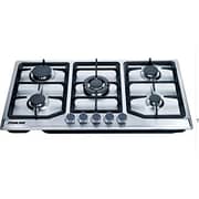 Nikai 5 Burners Gas Hob, Stainless Steel -ngh5005n 1 Year Warranty