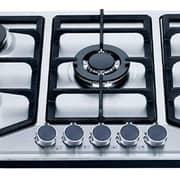 Nikai 5 Burners Gas Hob, Stainless Steel -ngh5005n 1 Year Warranty