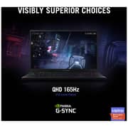 Asus ROG Zephyrus S17 Gaming Laptop - 11th Gen – Core i9 2.5GHz 32GB 2TB 16GB Win10 17.3inch WQHD Black NVIDIA GeForce RTX 3080 English/Arabic Keyboard GX703HS K4021T (2021) Middle East Version