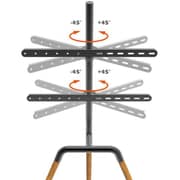 WB Easel Studio TV Floor Stand 45-65inch Black/Brown