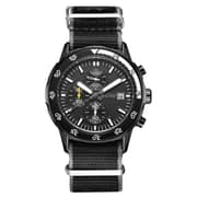 Maestro Chronograph Nato Band Watch Black