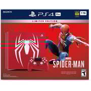 Sony PlayStation 4 Pro 1TB Spiderman Limited Edition Console Red
