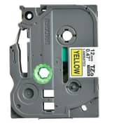 Brother Tze-631 12mm Black On Yellow Laminated Tape