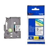 Brother Tze-221 9mm Black On White Laminated Tape