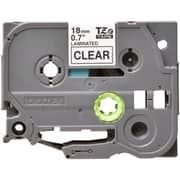 Brother Tze-141 18mm Black On Clear Laminated Tape