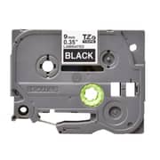 Brother Tze-325 9mm White On Black Laminated Tape