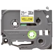 Brother Tze-641 18mm Black On Yellow Tape