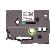 Brother Hse-251 23.6mm Black On White Heat Shrink Tube Tape