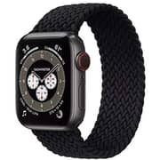 Maxguard Moda-Series Braided Solo Loop For Apple Watch 40/38mm Black