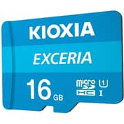 Kioxia Exceria Micro SDHC UHS-I Memory Card 16GB Blue LMEX1L016GG2