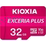 Kioxia Exceria Plus Micro SDHC UHS-I Memory Card 32GB Magenta LMPL1M032GG2