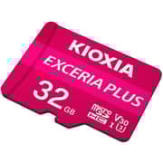 Kioxia Exceria Plus Micro SDHC UHS-I Memory Card 32GB Magenta LMPL1M032GG2