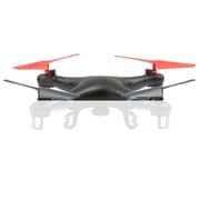 Kaiser Baas Replacement, Drone Spare Propeller Blades [Easy Install Rotor Blades] Perfect Fit and Good Quality Quad Pack [4 PCS Plastic Propellers [2x Black and 2x Red] For Alpha Drone 720p Quadcopter