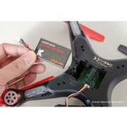 Kaiser Baas Alpha Drone Rechargeable Replacement Battery Pack 550 mAh Lithium-Ion, add on, Spare Battery On the Go for Longer Flight and Playing Time - Compatible with Kaiser Baas Alpha Drone - Black