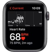 Apple Watch SE GPS+Cellular 44mm Space Grey Aluminium Case Midnight Sport Band - Regular - Middle East Version
