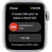 Apple Watch SE GPS+Cellular 40mm Silver Aluminium Case Abyss Blue/Moss Green Sport Loop - Middle East Version