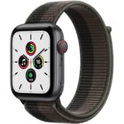 Apple Watch SE GPS+Cellular 40mm Space Grey Aluminium Case Tornado/Grey Sport Loop - Middle East Version