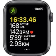 Apple Watch SE GPS+Cellular 40mm Space Grey Aluminium Case Tornado/Grey Sport Loop - Middle East Version