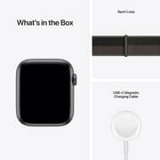 Apple Watch SE GPS+Cellular 40mm Space Grey Aluminium Case Tornado/Grey Sport Loop - Middle East Version