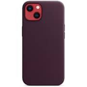 Apple Leather Case with MagSafe Dark Cherry iPhone 13