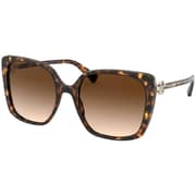 Bvlgari Square Dark Havana For Women Sunglass